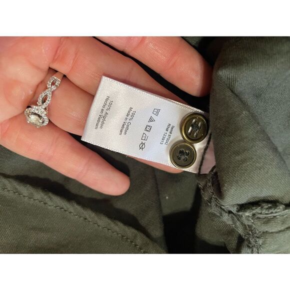 Jachs Mens dark green button down collar shirt Sz L - Picture 8 of 10